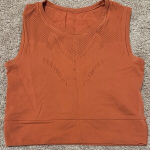 Women's Sleeveless Rust Top